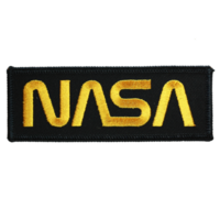 NASA BLACK AND GOLD SQUARE